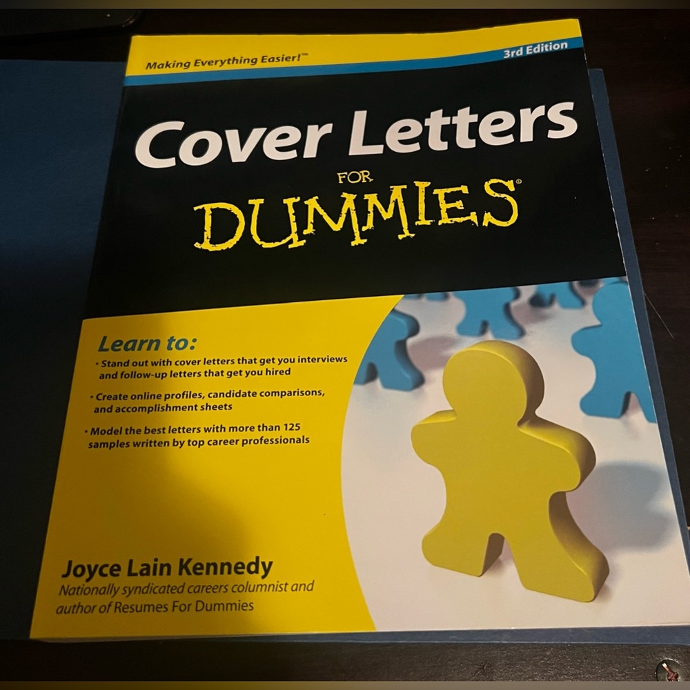 Cover Letters For Dummies Paperback by Joyce Lain Kennedy